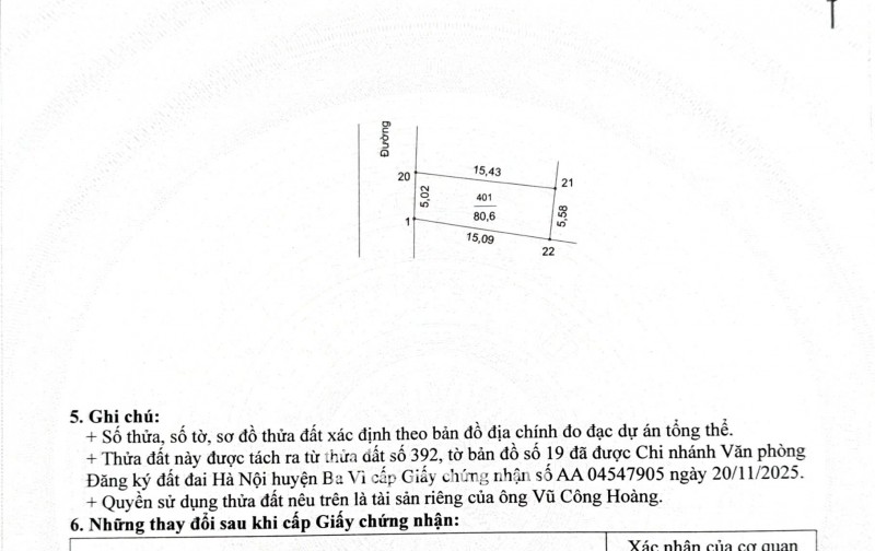 Bán đất ven đô Hà Nội 80m2 giá 1tỷ3 gần vành đai 5 mặt đường lớn gần trường đại học Lao động xã hội.